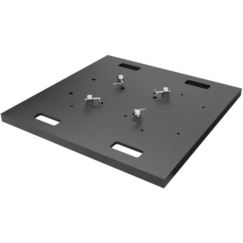 DuraTruss DT-GP-BASE-30BLK 30x30x1.5-Inch Raised Base Plate for End-Plated Square Truss