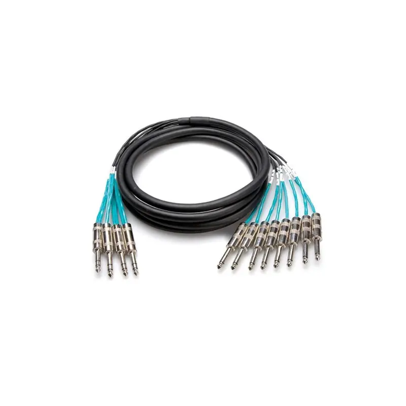 Hosa STP-803-PRO Snake 1/4 TRS to Dual 1/4 TS 3M