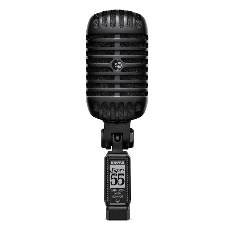 Shure Super 55-BLK Deluxe Vocal Mic Pitch Black