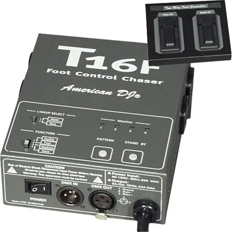 Elation T16F Foot Controller with Foot Switch