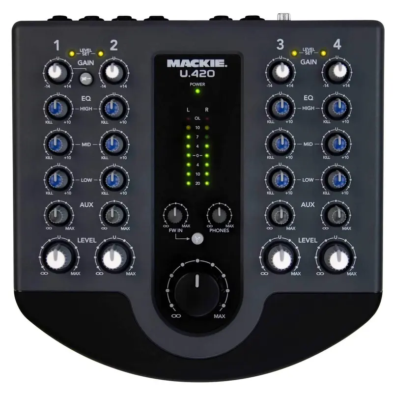 Mackie U-420 4ch Production Mixer with Firewire