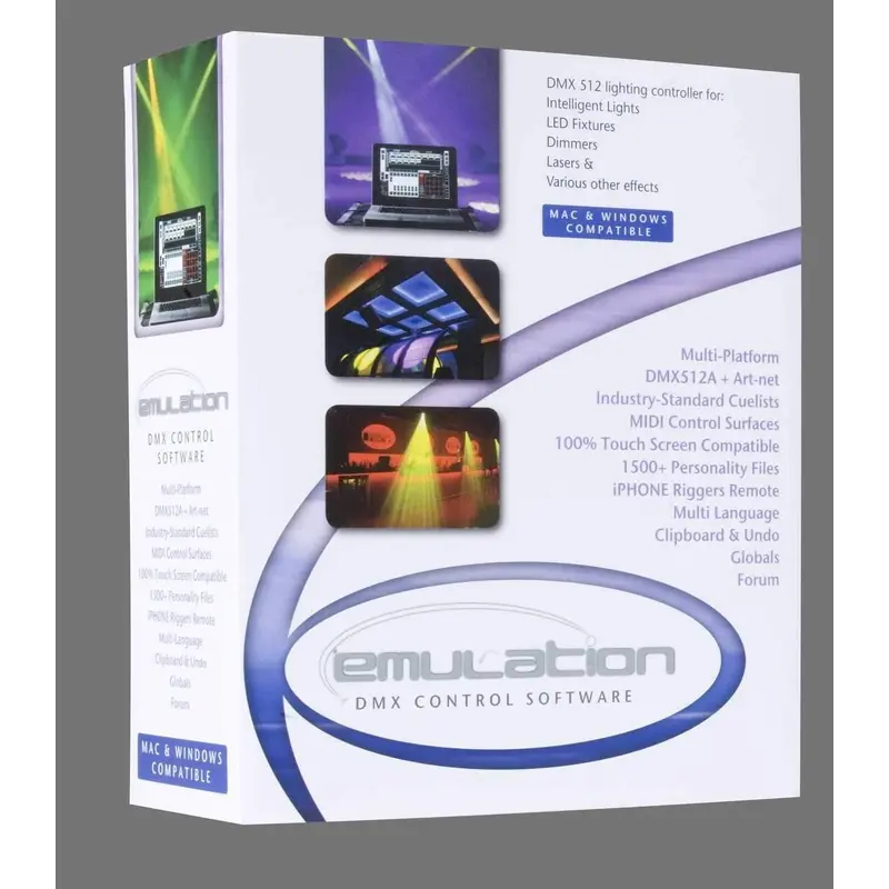 Elation Emulation Mac & PC DMX Control Software