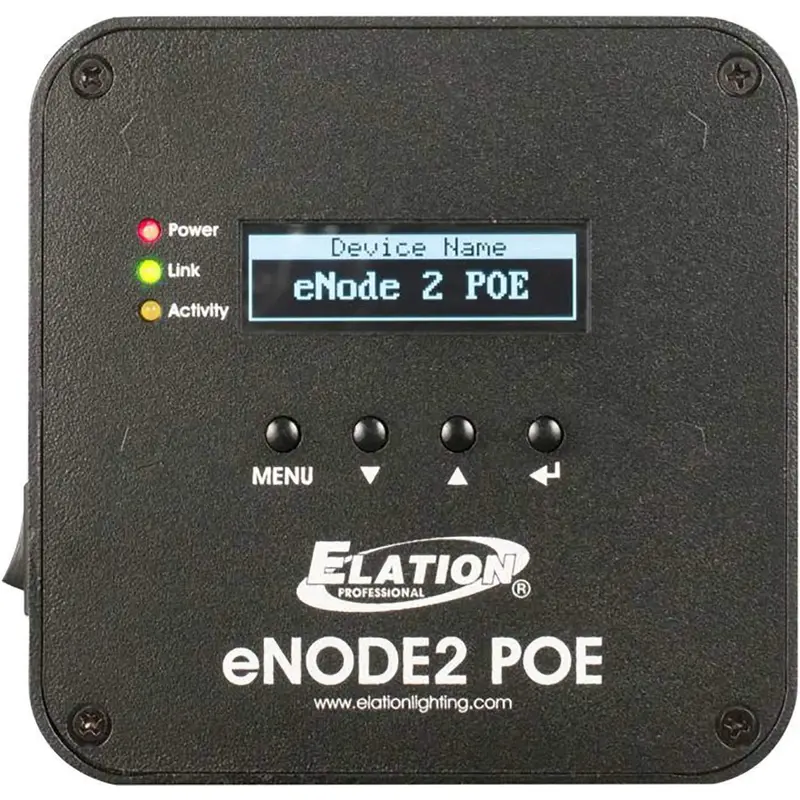 Elation eNode2 POE 2-Universe Ethernet-DMX Node