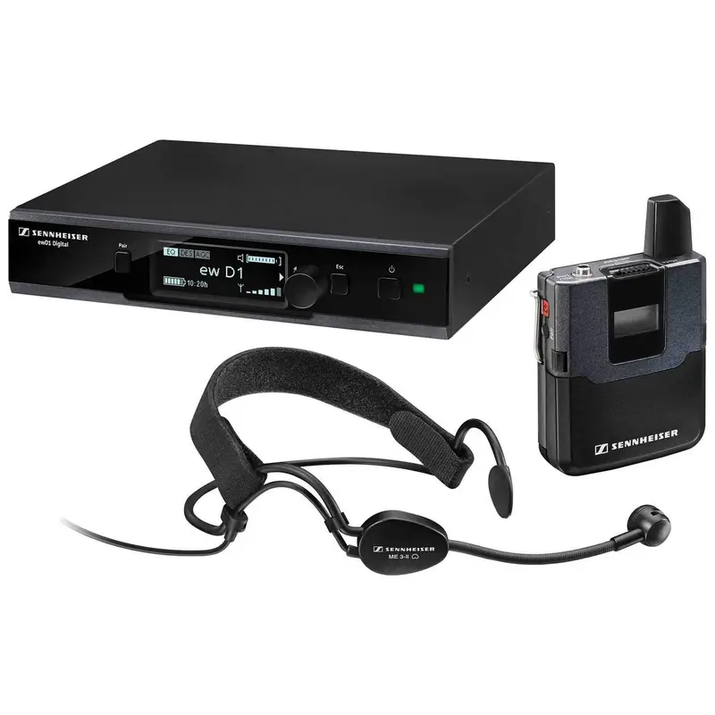 Sennheiser D1 Wireless Headset Microphone with ME3II