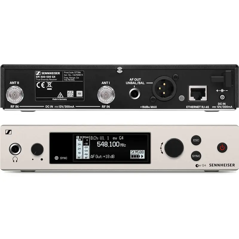 Sennheiser ew 300 G4 Evolution Wireless Headmic Rack Set