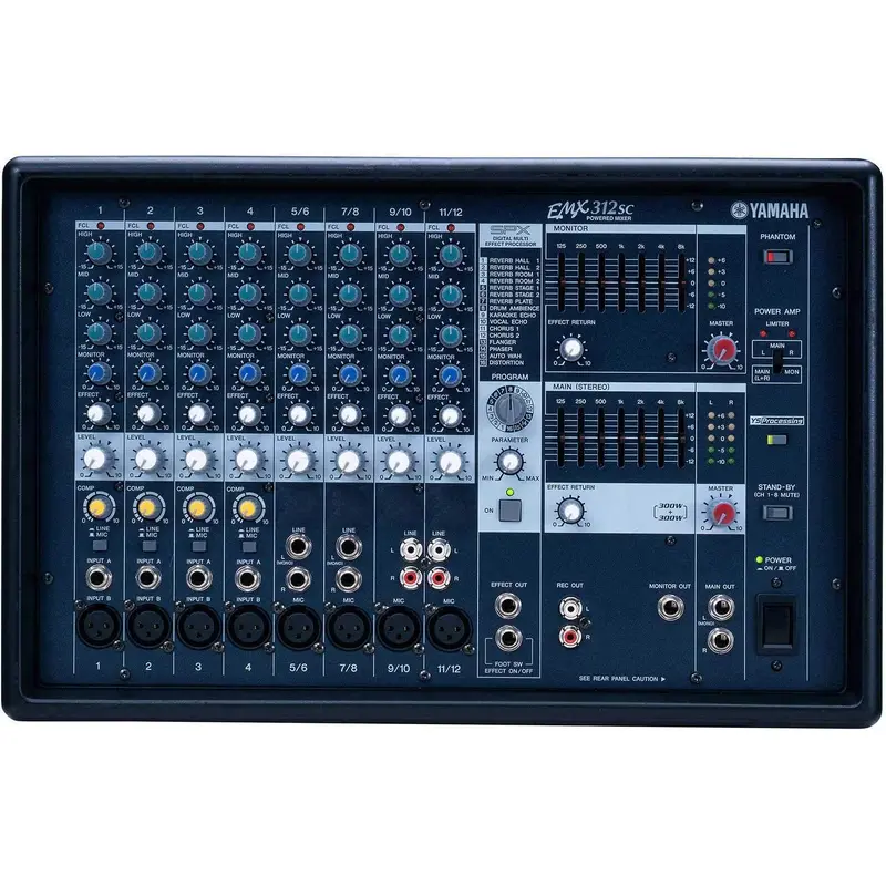 Yamaha EMX312SC Powered Mixer 2 X 300W 12 Ch