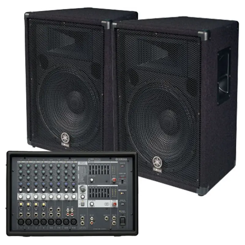 Yamaha EMX512SC Prd Mixer 2x BR15 Spk PA Package