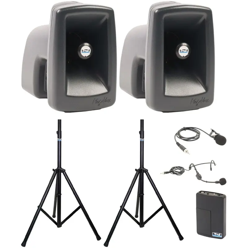 Anchor Audio 560190 MegaVox Pair AIR X1 - Anchor-Air / Lapel / Headband Wireless Microphones
