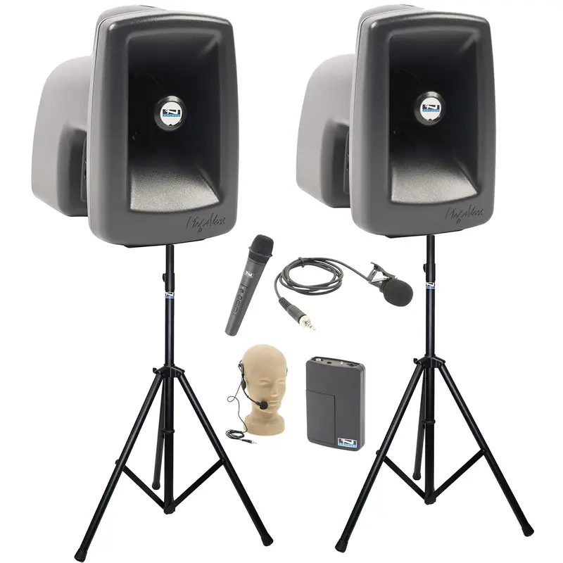 Anchor Audio 560229 MegaVox Pair AIR X2 - Anchor-Air / Handheld / Lapel / Headband Wireless Mics