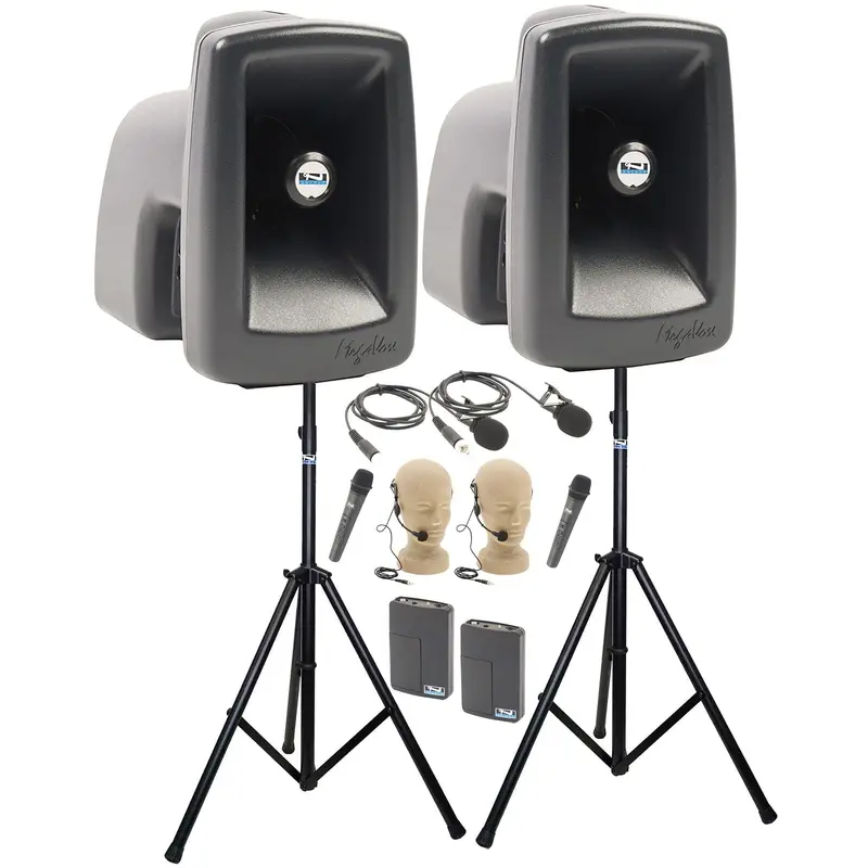 Anchor Audio 560429 MegaVox Pair AIR X4 - Anchor-Air / 2x Handheld / 2x Lapel / 2x Headband Mics