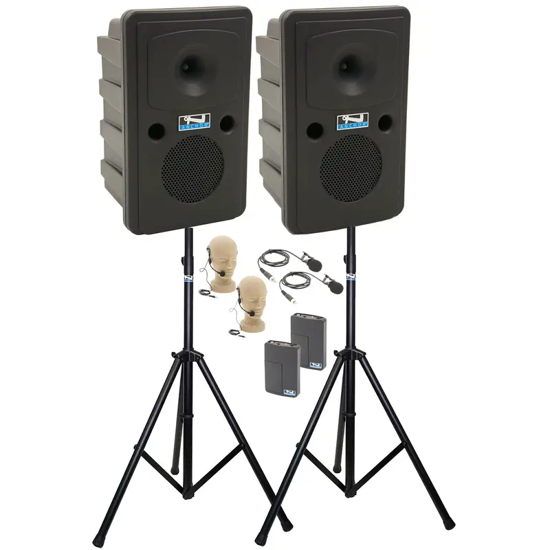 Anchor Audio 660290 Go Getter 2 Pair AIR X2 - Anchor-Air / 2x Lapel / 2x Headband Wireless Mics