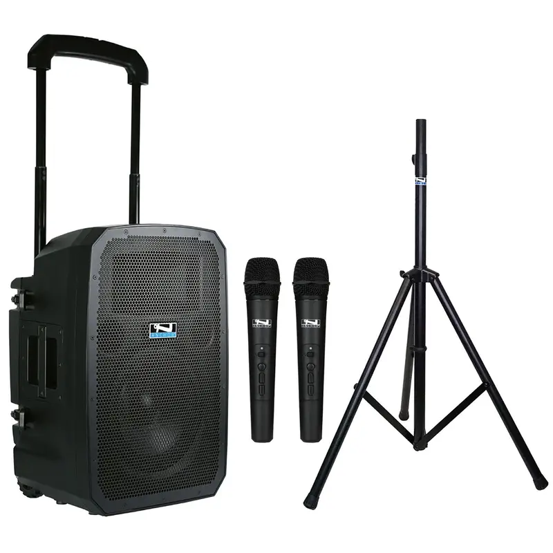 Anchor Audio 776200 Liberty 3 Link System - AnchorLink 3 / 2x Handheld Wireless Microphones / Stand