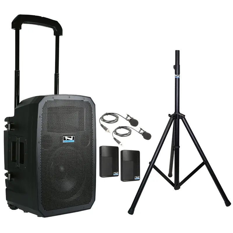 Anchor Audio 776260 Liberty 3 Link System - AnchorLink 3 / 2x Lapel Wireless Microphones / Stand
