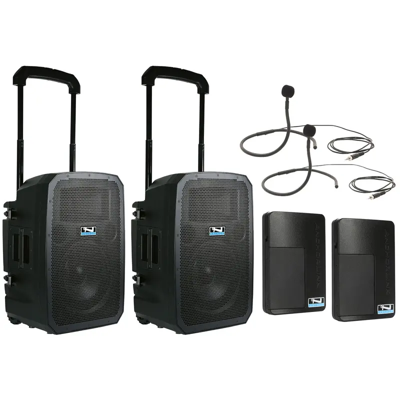 Anchor Audio 783270 Liberty 3 Hub Pair - AnchorLink 3 / AnchorFlex / 2x Collar Wireless Mics
