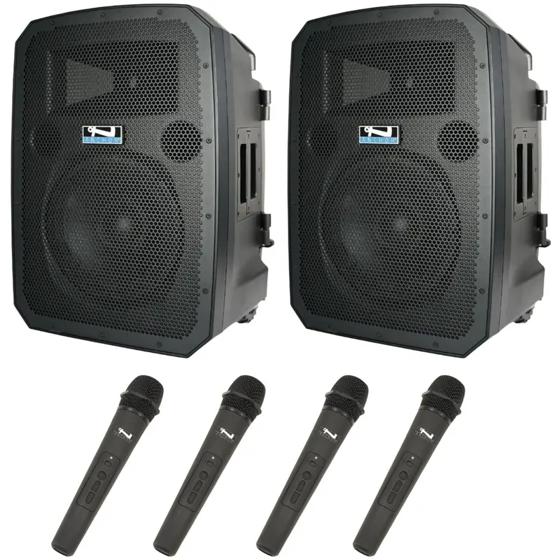 Anchor Audio 783400 Liberty 3 Hub Pair - AnchorLink 3 / AnchorFlex / 4x Handheld Wireless Mics