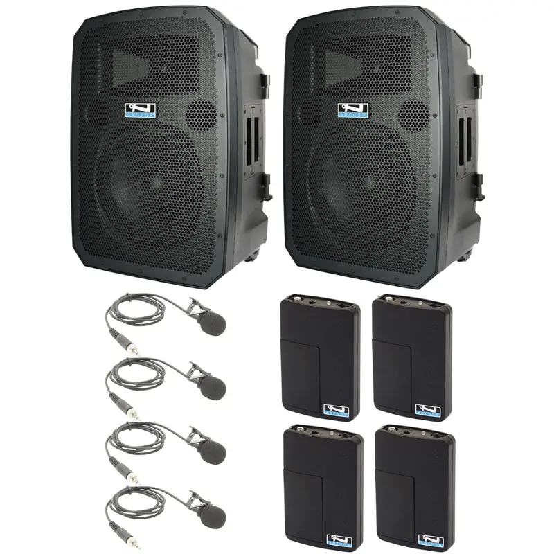 Anchor Audio 783460 Liberty 3 Hub Pair - AnchorLink 3 / AnchorFlex / 4x Lapel Wireless Mics