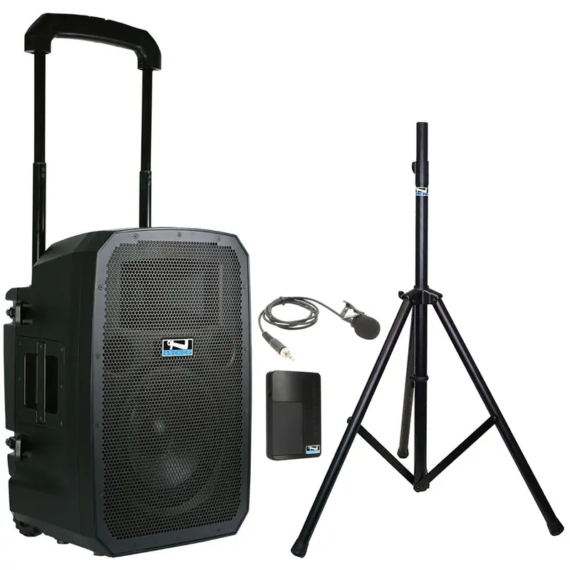 Anchor Audio 786160 Liberty 3 Hub System - AnchorLink 3 / AnchorFlex / Lapel Microphone / Stand