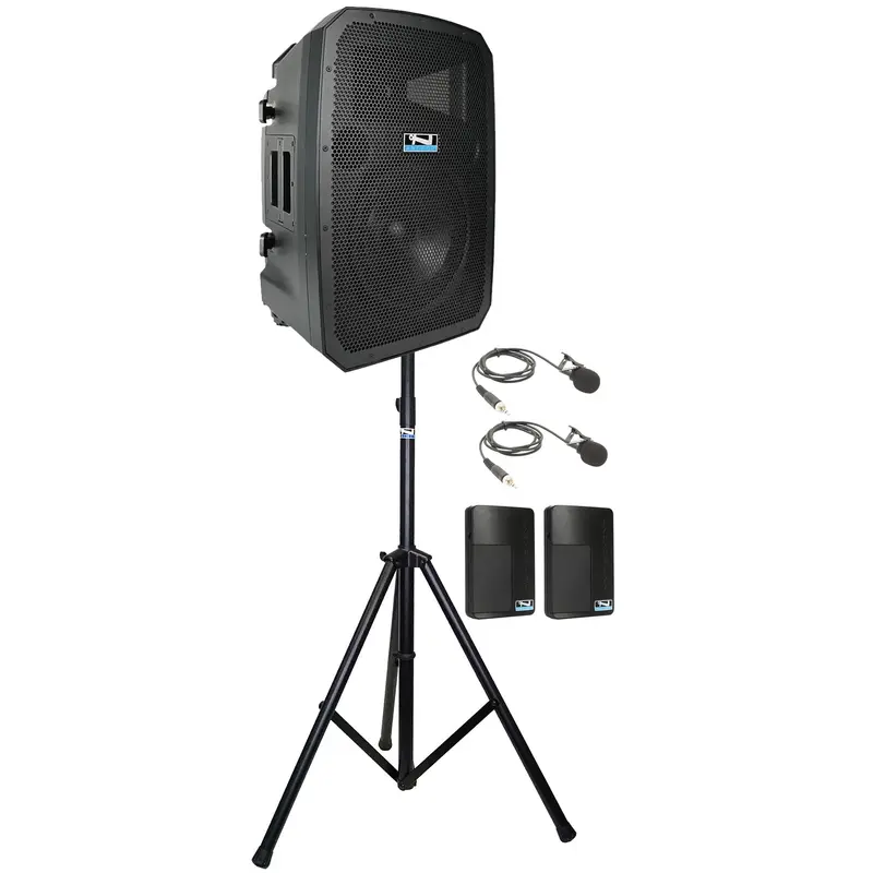 Anchor Audio 786260 Liberty 3 Hub System - AnchorLink 3 / AnchorFlex / 2x Lapel Mics / Stand