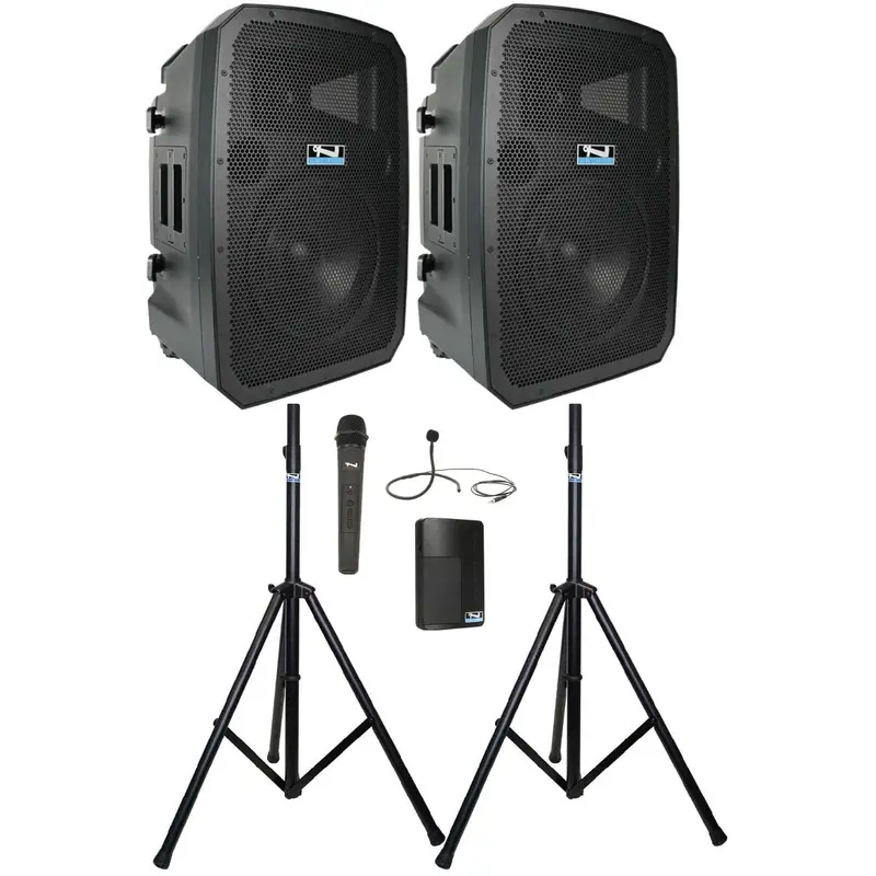 Anchor Audio 788235 Liberty 3 Dual Hub - AnchorLink 3 / AnchorFlex / Handheld / Collar Mics / Stands