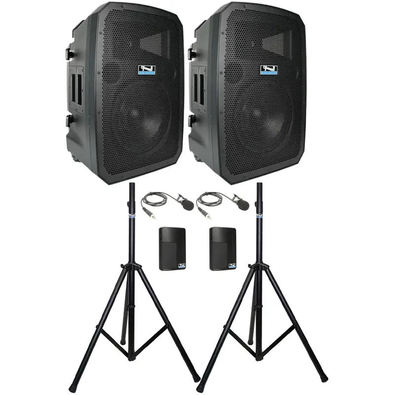 Anchor Audio 788260 Liberty 3 Dual Hub - AnchorLink 3 / AnchorFlex / 2x Lapel Mics / Stands