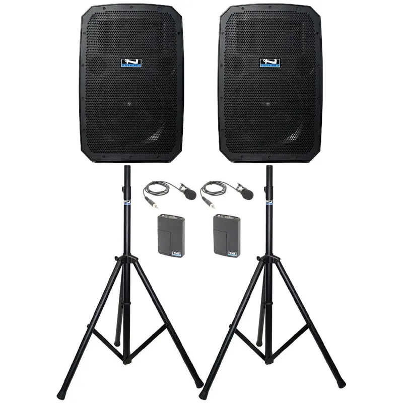 Anchor Audio 789260 Liberty 3 Hub Connect Set - AnchorLink 3 / AnchorFlex / 2x Lapel Mics / Stands
