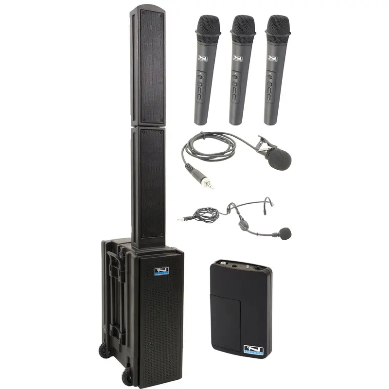 Anchor Audio 815439 Beacon 2 System X4 - Anchor Air / 3x Handheld / 1x Lapel / 1x Headband Mics