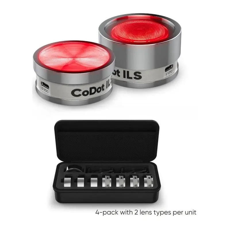 Chauvet DJ CoDot ILS Coin-sized LED Illuminators for Small Applications (4-Pack)