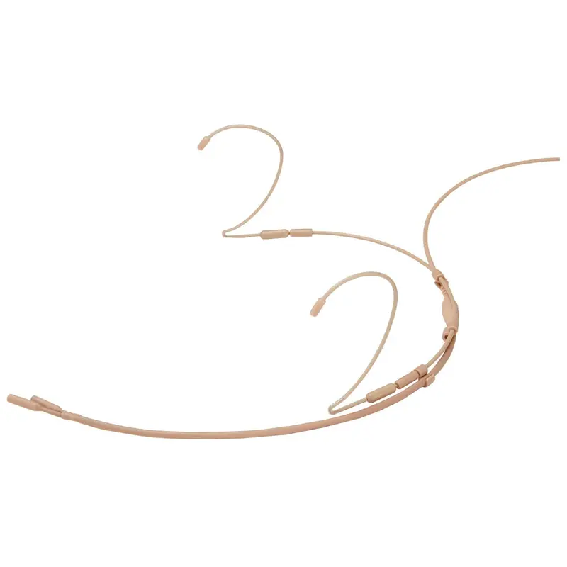 Point Source Audio GO2-9WD-SE SERIES9 Omni Dual Mic Headset with 3.5mm Locking Connectors - Beige