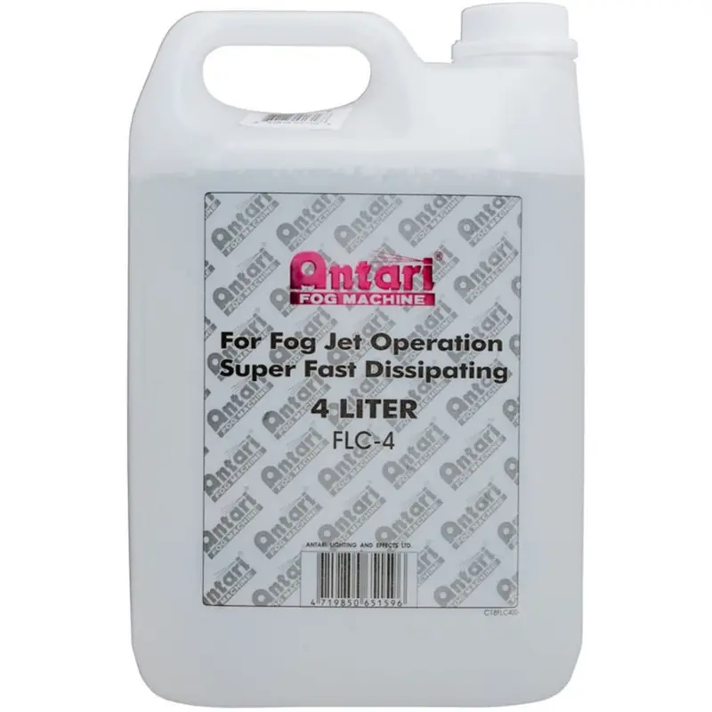 Antari FLC-4 4-Liter Quick Dissipating Water-Based Fog Fluid