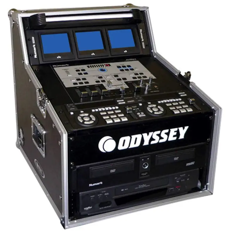 Odyssey FR-494 Audio Video Rack VJ with Monitor Area