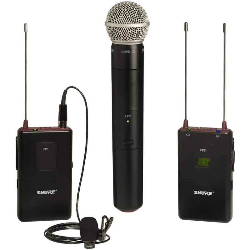 Shure FP125/83SM58 Wireless Camera Combo Mic System
