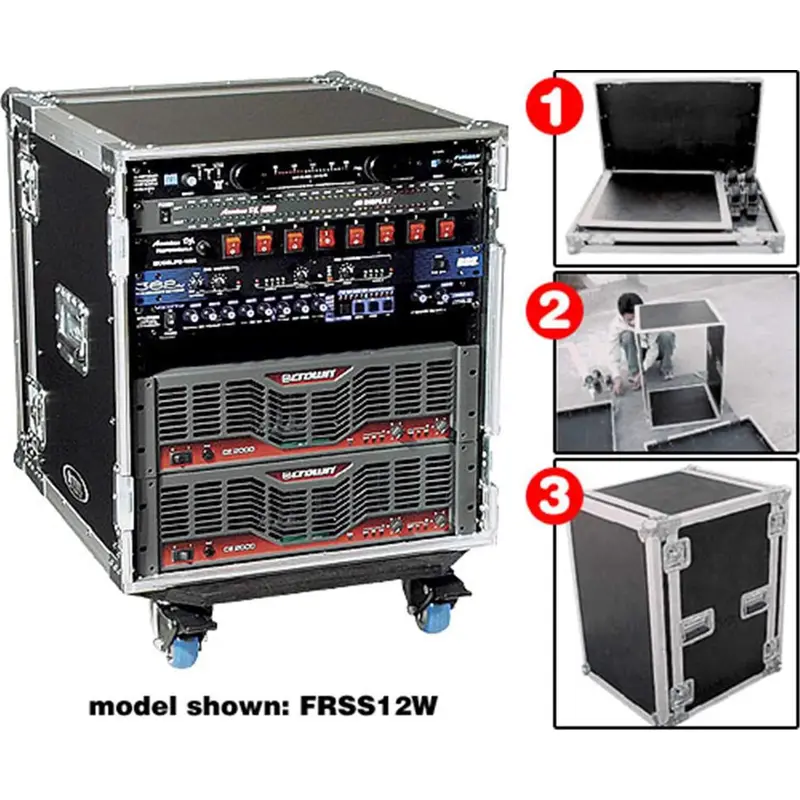 Odyssey Space Saver Road Case 12 Spaces with Wheels