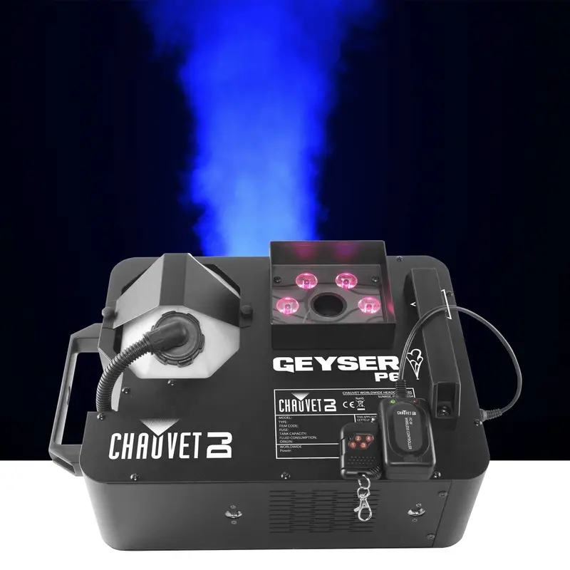 Chauvet Geyser P6 RGBAUV LED Light & Fog Machine