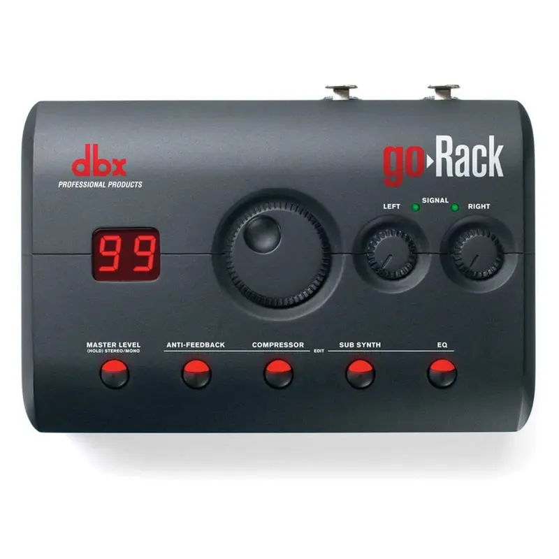 dbx goRack PA Speaker System Performance Processor