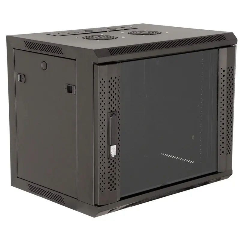 Gator GRW1012509 12U Wall Rack with Glass Door