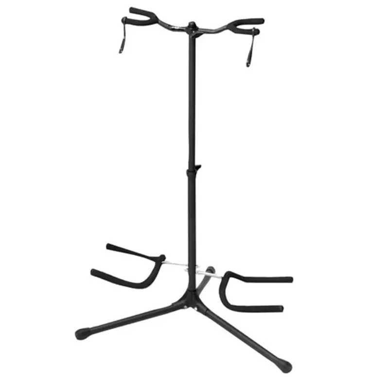 On Stage GS7252BDUO Double Guitar Stand (Black)
