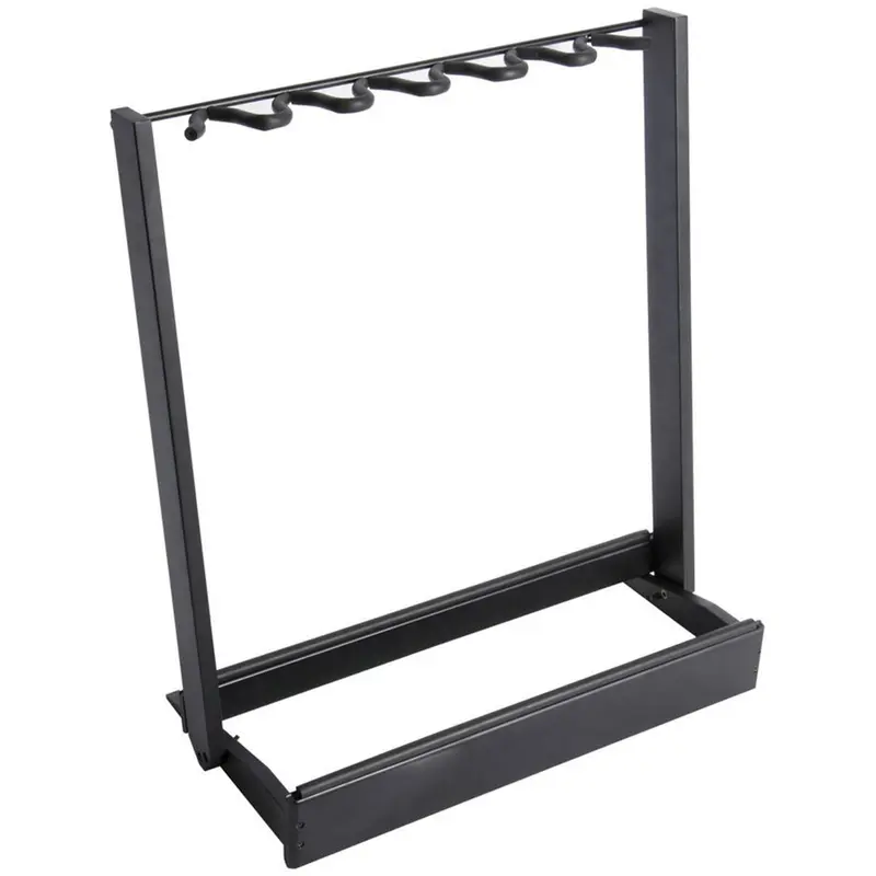 On-Stage GS7563B Side-Loading Guitar Rack - Black