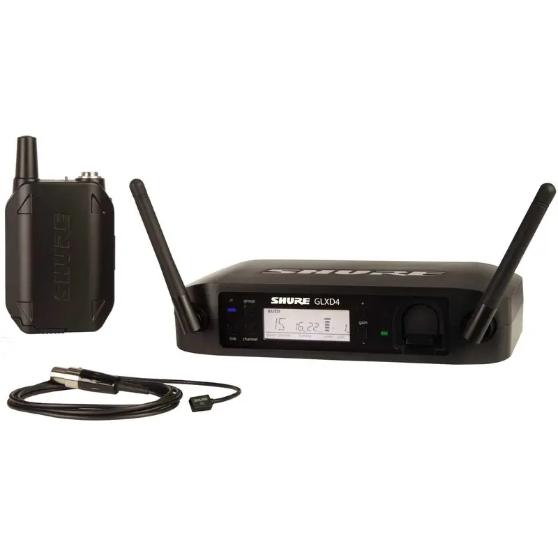 Shure GLXD14 Wireless Lavalier Mic System with WL93
