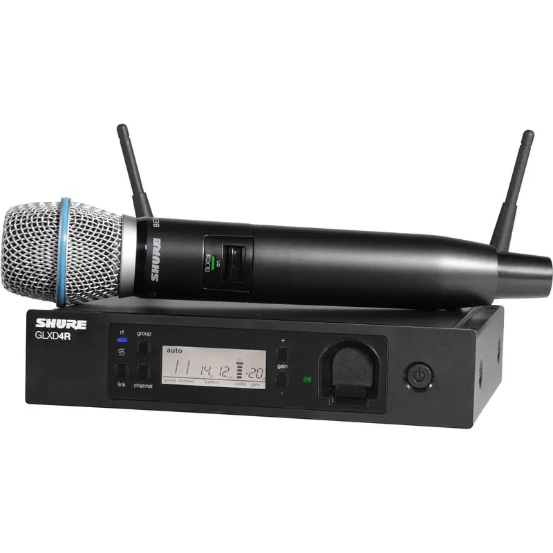 Shure GLXD24R/B87A Advanced Wireless Vocal Mic with Beta87A