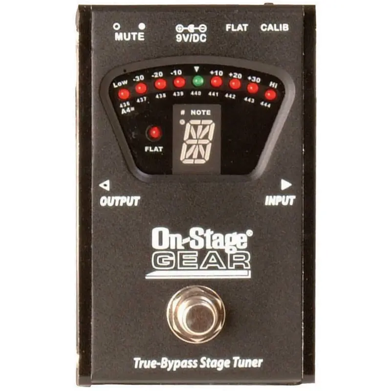 On Stage GTA7800 True Bypass Pedal Tuner