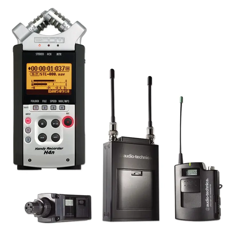 Zoom H4N Plus Audio Technica Dlx Camera Mic Pack