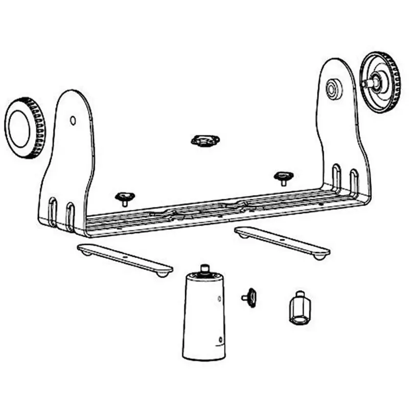 QSC IYM8 Yoke Mount For Qsc I-82H - Black (Each)