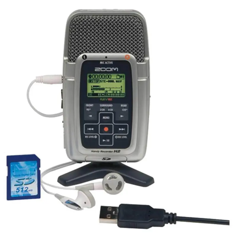 Zoom H2 24/96K Stereo Portable Field Recorder