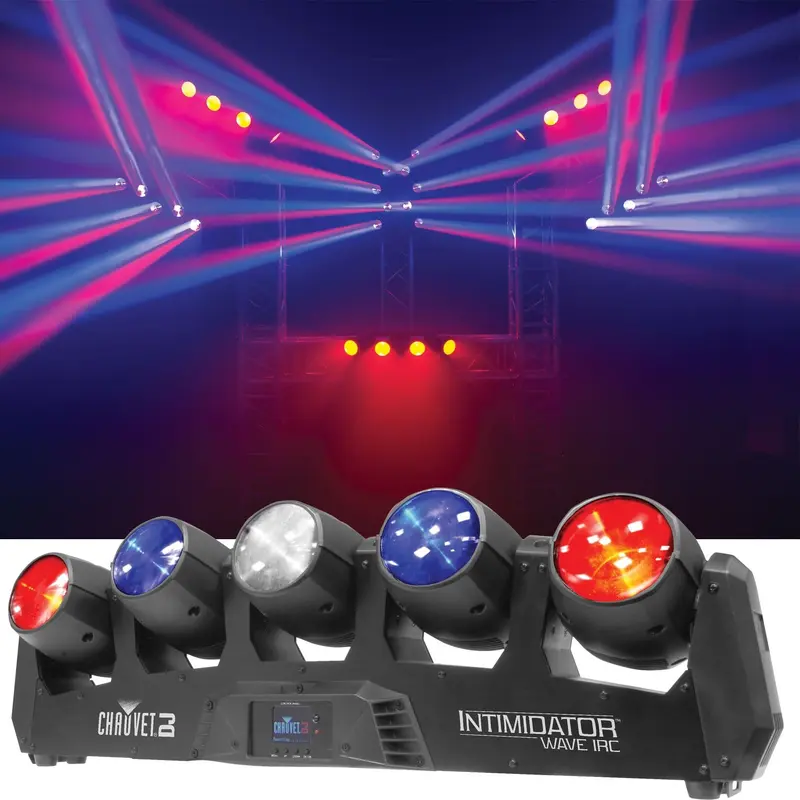 Chauvet Intimidator Wave IRC 5x Moving LED Lights