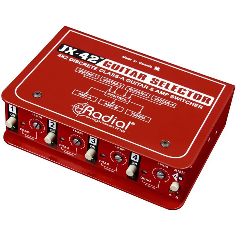 Radial JX42 Guitar Selector with 4 Inputs