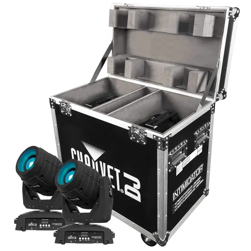 Chauvet Intimidator Spot LED 350X2 Lights & Case
