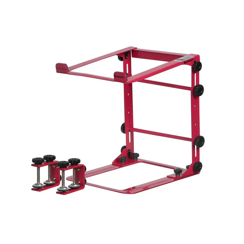 Odyssey LSTANDMRED Folding DJ Laptop Stand Red