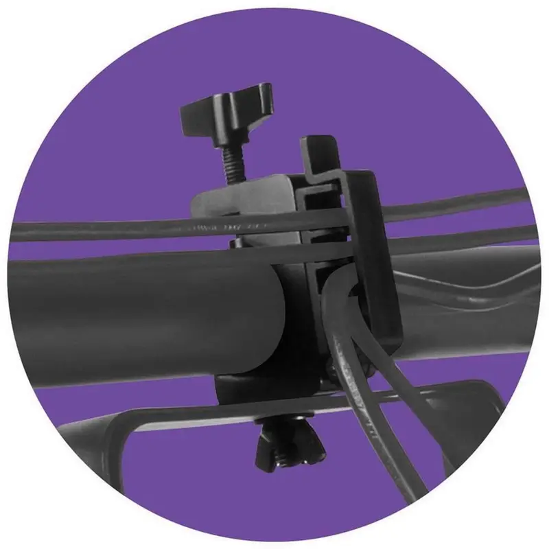 On-Stage Lighting Clamp w Cable Organizer - Pair