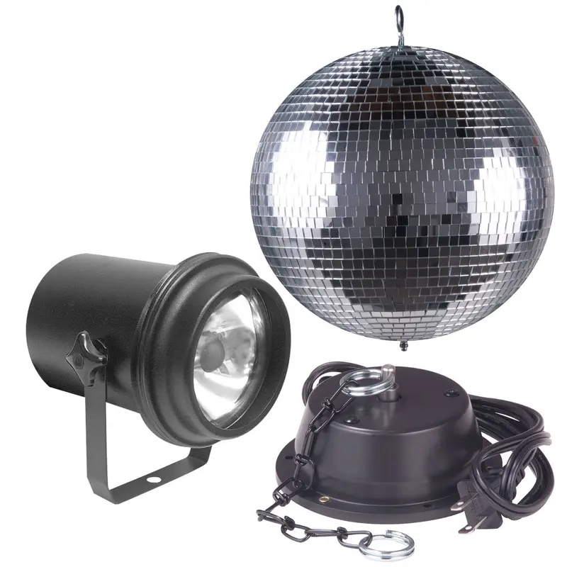 ADJ American DJ M500L 12-Inch Mirror Ball & Light Pack