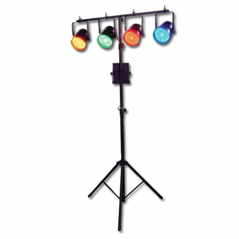 Chauvet Quad LED Par System with Stand & Footswitch